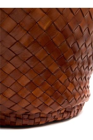 Light brown leather Egola shopping bag DRAGON DIFFUSION | 8026DGS6MATTAN